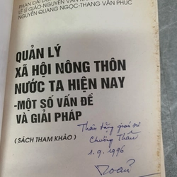 Quản lý xã hội nông thôn nước ta hiện nay - một số vấn đề và giải pháp 276392