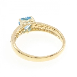 Nhẫn Blue Topaz Hình Trái Tim K18YG - Hàng hiệu Chính hãng 850611
