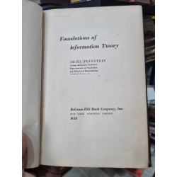 Foundations of Information Theory - Amiel Feinstein (McGraw-Hill Electrical and Electronic Engineering Series) 448781