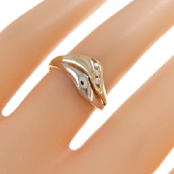 Nhẫn kim cương K18YG/PT900 0.04CT 668739