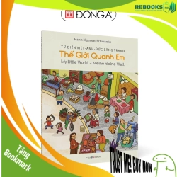 (TẶNG BOOKMARK) Từ điển Việt - Anh - Đức bằng tranh - Thế giới quanh em Sách thiếu nhi