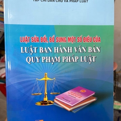 Luật sửa đổi bổ sung một số điều của luật ban hành văn bản quy phạm pháp luật 302754