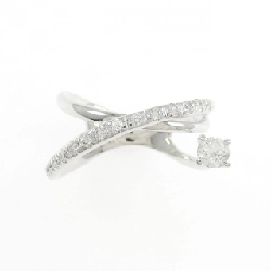 Nhẫn đính hôn kim cương K18WG 0.132CT - Hàng hiệu Authentic 853500