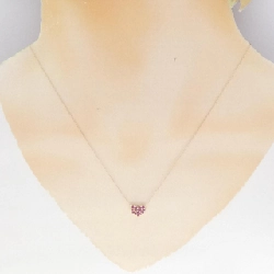 K10YG Heart Ruby Necklace - Hàng hiệu Authentic 857120
