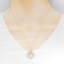 Dây chuyền kim cương K18YG/K18WG 0.116CT - Hàng hiệu Chính hãng 856255