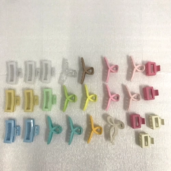 Kẹp tóc màu pastel lớn & nhỏ
