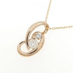 K18PG Dây chuyền kim cương 0.10CT - Hàng hiệu Chính hãng 862942