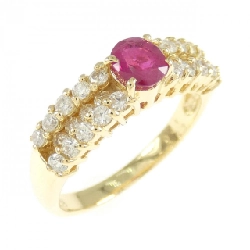 Nhẫn Ruby K18YG 0.41CT
