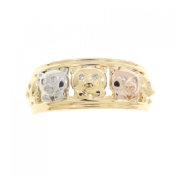 Nhẫn kim cương K18YG/PT900/K18PG 0.05CT - Hàng hiệu Authentic 849134