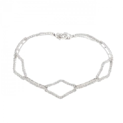 K18WG Vòng tay kim cương 2.03CT - Hàng hiệu Chính hãng 873620