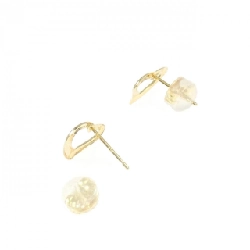 K18YG Bông tai hình trái tim - Hàng hiệu Chính hãng 875604