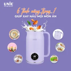 Máy làm sữa hạt UNIE UMB06 🥛 6 chức năng xay nấu – dung tích 600ml 714917
