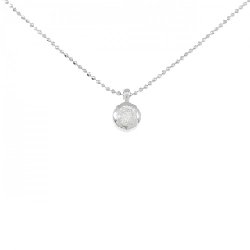 Dây chuyền kim cương Solitaire PT900/PT850 0.37CT - Hàng hiệu Chính hãng