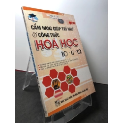 Cẩm nang giúp trí nhớ và công thức hoá học 10 11 12 2012 mới 80% bẩn nhẹ Phạm Sỹ Lựu HPB3108 GIÁO TRÌNH, CHUYÊN MÔN