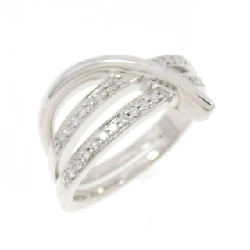 Nhẫn nhẫn hồng kim cương K18WG 0.13CT