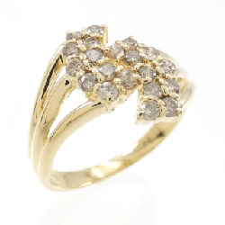 Nhẫn kim cương K18YG 0.56CT