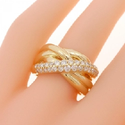 Nhẫn kim cương K18YG 0.61CT 668029