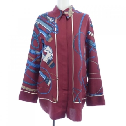 HERMES *77-7605. Áo sơ mi Twill Reine