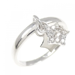 Nhẫn kim cương K18WG sao 0.08CT - Hàng hiệu chính hãng