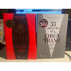 Bộ Chiến Lược Của Robert Greene Để Luôn Luôn Chiến Thắng Cuộc Chơi (2 cuốn) Robert Green-NXB Trẻ- Sách Lưu Kho mới 90%- Sách kỹ năng STB999