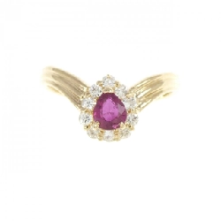 Nhẫn ruby 750YG 668366