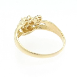 Nhẫn kim cương hoa K18YG 0.30CT - Hàng hiệu Authentic 854086