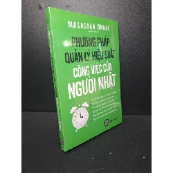 Phương pháp quản lý hiệu suất công việc của người Nhật Masataka Urabe new 100% HCM.ASB0301 kỹ năng Rebooks.vn