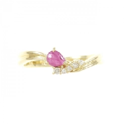 Nhẫn Ruby K18YG 0.22CT 673050