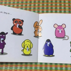 Ehon cho bé từ 0-6tuổi - Bữa tiệc sắc màu của thú trắng 463316