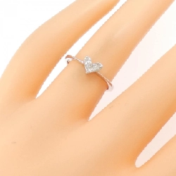 Nhẫn kim cương hình trái tim K18WG 0.25CT 671351
