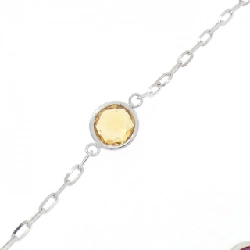 K18WG Mặt dây chuyền đá màu - Hàng hiệu Chính hãng 857445