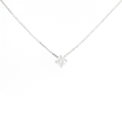 K18WG Solitaire Dây chuyền kim cương 0.20CT - Hàng hiệu Chính hãng