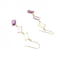 K10YG Bông tai đá màu - Hàng hiệu Chính hãng 867543