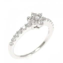 Nhẫn kim cương K18WG hoa 0.40CT