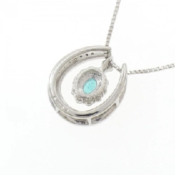 PT900/PT850 2WAY Paraiba Tourmaline Necklace 0.137CT - Hàng hiệu Authentic 857566