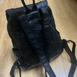 Balo nữ da thật đinh tán kim loại 2hand 933830