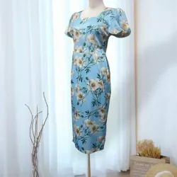 [New] Váy lụa in My's Fashion màu hồng, xanh size M 369250