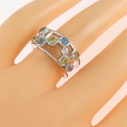 Nhẫn đá màu 750WG 667490