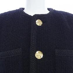 【Mã giảm giá】Áo khoác không cổ CELINE 643504