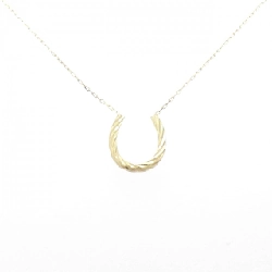 K18YG Dây chuyền hình móng ngựa - Hàng hiệu Authentic