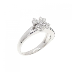 Nhẫn hồng ngọc kim cương K18WG 0.41CT