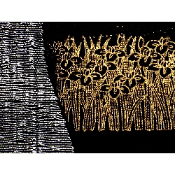 Đai obi lụa thêu họa tiết - Hàng hiệu Authentic 876115