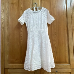 Đầm ren trắng 331422