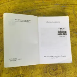 LỊCH SỬ BÁO QUÂN ĐỘI NHÂN DÂN 1950-2000 - TỔNG CỤC CHÍNH TRỊ 752650