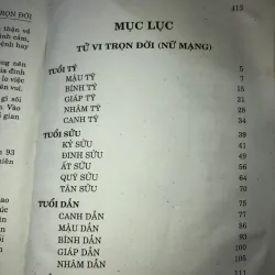 Tử vi trọn đời- nữ mạng  926129