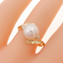 Nhẫn ngọc trai Akoya K18YG 7.8mm 667849