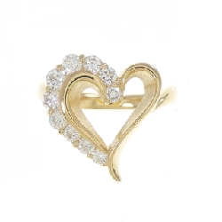 Nhẫn kim cương hình trái tim K18YG 0.50CT - Hàng hiệu Chính hãng 852748