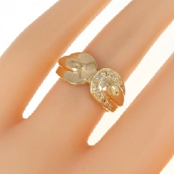 Nhẫn kim cương K18YG 0.08CT 672061