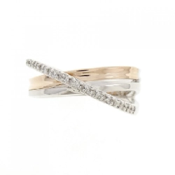 Nhẫn kim cương K18WG/K18PG 0.08CT 671022