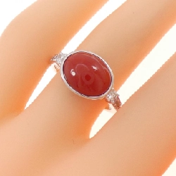 Nhẫn San Hô K18WG 669290